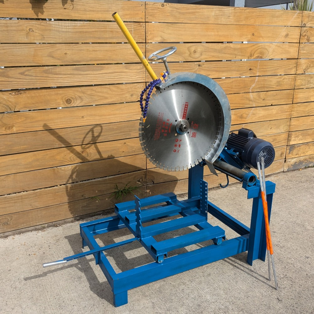 Drop Saw for Rock Cutting